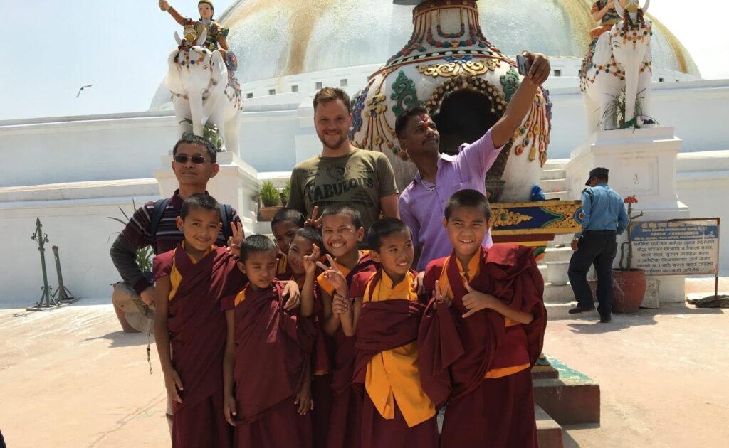 Udflugt til Bouddhanath Stupa